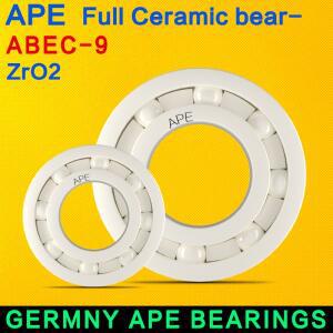 1피스 독일 APE 전체 세라믹 베어링 6800 -2RS ABEC-9 ZrO2  지르코니아 볼
