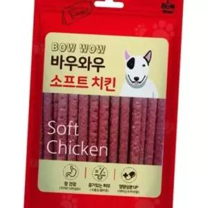 바우와우 소프트 치킨 150g 강아지 져키 간식