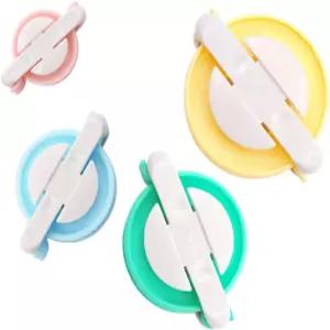 폼 메이커 세트 DIY 공예용 실 볼 도구 4가지 뜨개질 코바늘 장식 및 핸드메이드 프로젝트용 푹신한 울