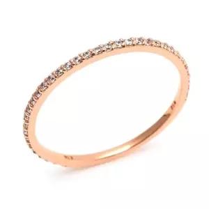 [비앤비골드] 14K 베이직 스톤링 1.0mm 테니스 반지 NPR29472