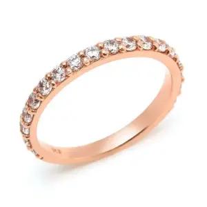 [비앤비골드] 14K 베이직 스톤링 2.0mm 테니스 반지 NPR29474