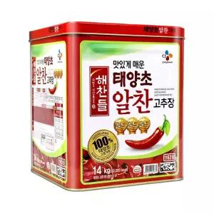 [가공식품센터(무)]CJ 해찬들 태양초 알찬고추장 14kg