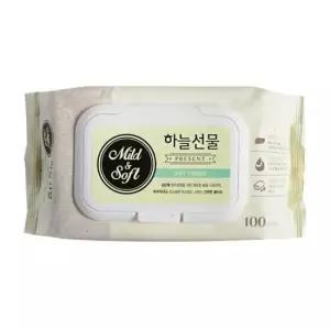 휴대용물티슈 하늘선물 물티슈 캡형 100매