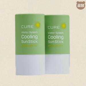 김정문알로에 선스틱 워터 스플래쉬 쿨링 SPF50+ 23g x 2개
