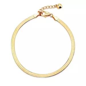 [모룬] 14K 와이드 3mm 스네이크 뱀줄 팔찌 MOB40055