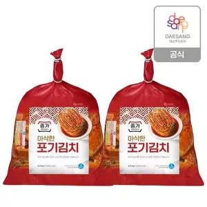 [종가] 아삭한포기김치 4.4kg*2봉 / 총 8.8kg__