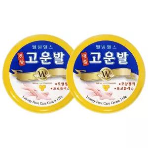 웰빙헬스 명품 고운발 크림 110g x 2개/각질제거/풋크림/웰빙헬스 명품고운발