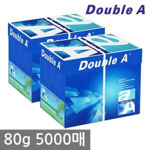 [더블에이] A4 복사용지(A4용지) 80g 2500매 2BOX/