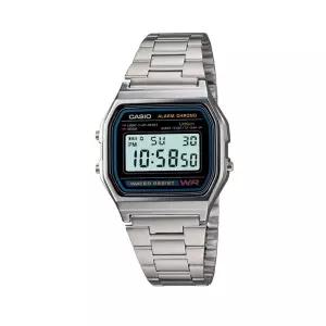 CASIO  A158WA-1 메탈밴드 디지털 빈티지 전자시계