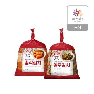 종가 총각김치 2.3kg+열무김치 2.5kg