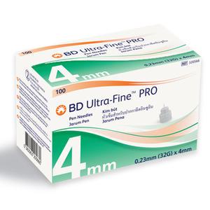 BD 울트라파인 인슐린 펜니들 PRO 4mm/(100개)/주사바늘/주사침/비디