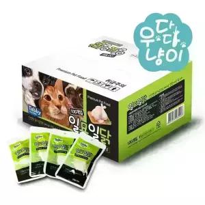 테비토퍼 일묘일닭 닭가슴살 20g 100개입 대용량 고양이간식