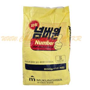 무궁화 파워넘버원 800g x 12개 영업용,세탁,가루비누,호텔,모텔,관공서,최저가,청소용품,당일배송