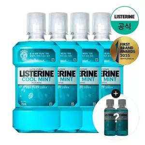 [리스테린][S][쿨민트100mlx2개증][리스테린] 쿨민트 750ml x4
