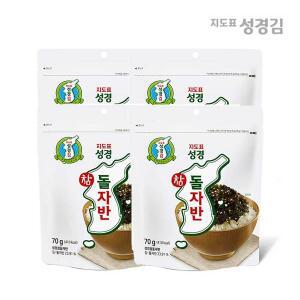 [성경김][본사운영]지도표 성경김 참돌자반 김자반 70g x 4봉