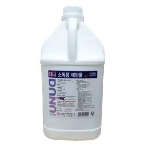 다나 소독용에탄올 4L (주)다나제약