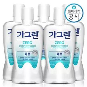 가그린 제로 가글 820ml 5개 구강청결제
