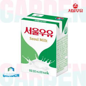 서울우유 멸균 200ml 흰우유 24개