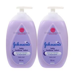 존슨즈 베드타임 베이비 로션 500ml 2개 / 존슨즈베이비 유아바디로션