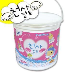 [솔로몬샵]도너랜드 천사점토 800g/천사점토/칼라점토/컬러점토/찰흙/점토/지점토/찍기틀/점토만들기/모양