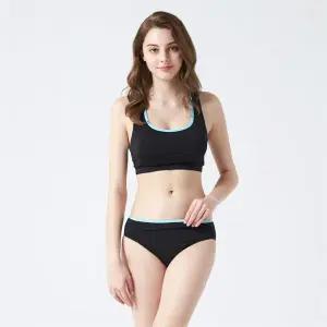 [베이직엘르] 여성인 래쉬가드 이너 브라탑 비키니 팬티 수영복 세트 BEL S228K_P065108991