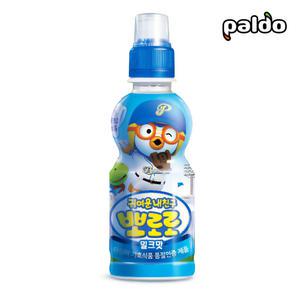 팔도 뽀로로음료수 밀크맛235ml 24개 밀크맛주스 키즈음료수 아이간식 어린이음료