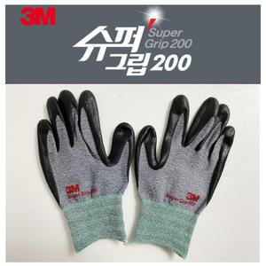 한국3M 슈퍼그립200 코팅장갑 니트릴폼 작업장갑