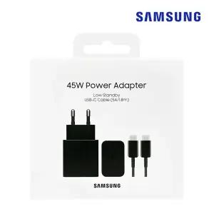 삼성정품 45W PD 초고속 충전기 Cto C타입 1.8M 케이블 세트 갤럭시 S25울트라 S24울트라 탭 북 노트북 충전기 T4511