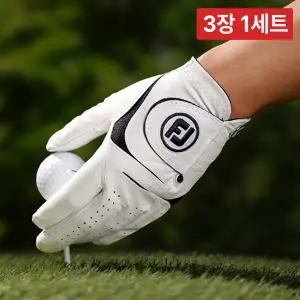 [하프클럽/풋조이]3장1세트 풋조이 NEW 웨더소프 레볼루션 골프장갑 남자 여자 장갑