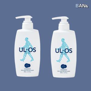 우르오스 우로스 올인원 남성 남자 바디 클렌저 스킨 워시 500ml 2개