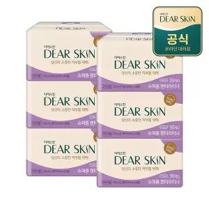 [보리보리/깨끗한나라]더마생리대 디어스킨 슈퍼롱 팬티라이너 30P x 6팩