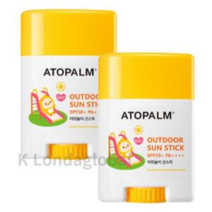 아토팜 유아 키즈 야외놀이 선스틱 SPF50+ PA++++ 2개