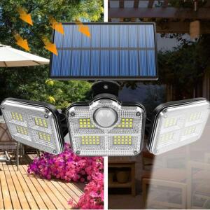 [신세계몰]셀프인테리어 리모컨 122SMD PIR 모션센서 108LED 태양광 벽부등