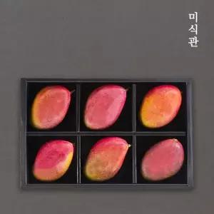 프리미엄 애플망고 선물세트 3호6과 2.4kg내외 개당400g