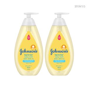 존슨즈 신생아 전용 탑투토 베이비 바스 500ml 2개