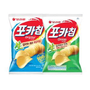 오리온 66g 포카칩 오리지널 5봉 + 포카칩 어니언 5봉