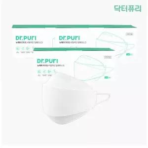 [닥터퓨리]KFAD 뽑아쓰는 번들형 비말차단 입체마스크 150매 (50매 x 3개) 대용량 국산