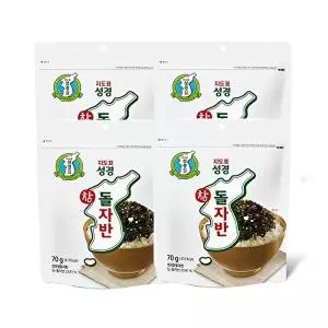 [지도표성경][지도표성경][성경김본사] 참돌자반 70g x 4봉