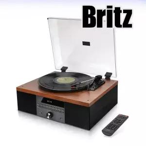 브리츠 BZ-TP5000 / LP 턴테이블 CD USB 블루투스 스피커 FM라디오