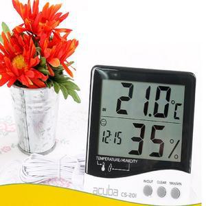 대동상사 디지털 온습도계 CS-201 -50℃~70℃ 센서3M 탁상용 벽걸이용 공부방 사무실 학교 가정 연구실