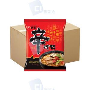 [OF7422N5]농심 신라면 40봉 매운 봉지라면 간식