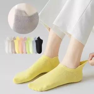 여성 예쁜 면양말 여름 페이크삭스 선물 5켤레 발목 양말
