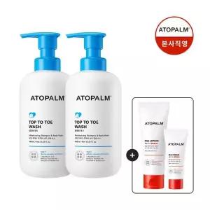아토팜 탑투토 워시 460mlx2 샴푸 겸용 바스 바디워시