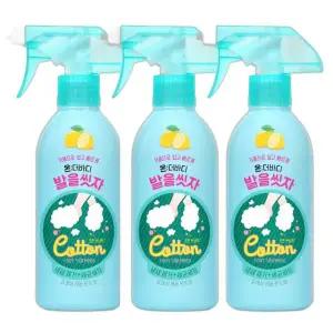 온더바디 풋스파 발을씻자 버블클렌져 385ml x 3개 발 샴푸 워시 세정제