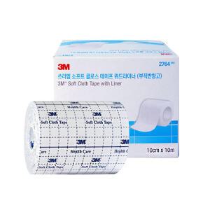 3M 부드러운 천 반창고2764(10cm x 10M) 1롤/픽싱롤