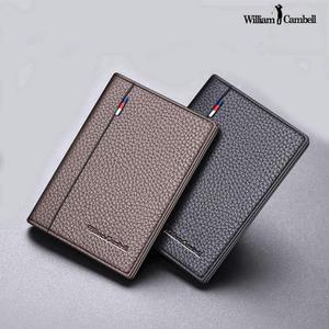 WilliamCambell(윌리엄캠벨) 명품소가죽 남성 카드지갑 명함 여성 남자 학생 미니 가죽 군인 반지갑 5239
