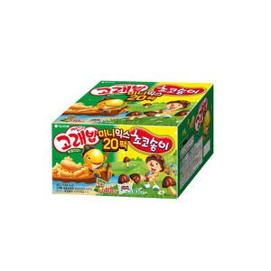 오리온 고래송이 미니믹스 과자세트, 고래밥 볶음양념맛 10p + 초코송이 10p 1세트