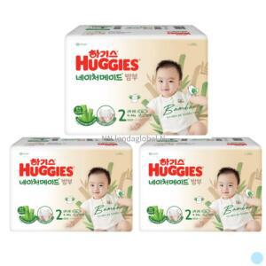 하기스 네이처메이드 밤부 2단계 밴드 기저귀 58p 3팩
