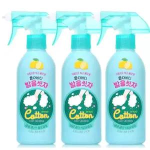 온더바디 풋스파 발을씻자 버블클렌져 385ml x 3개