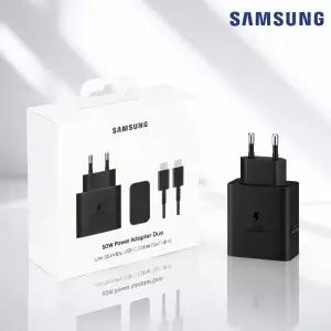 삼성 정품 초고속 충전기 50W C타입 고속 급속 듀얼포트 PD PPS 2.0 GaN 절전형 어댑터 CtoC케이블 포함 갤럭시 아이폰 동시충전 EP-T5020 N
